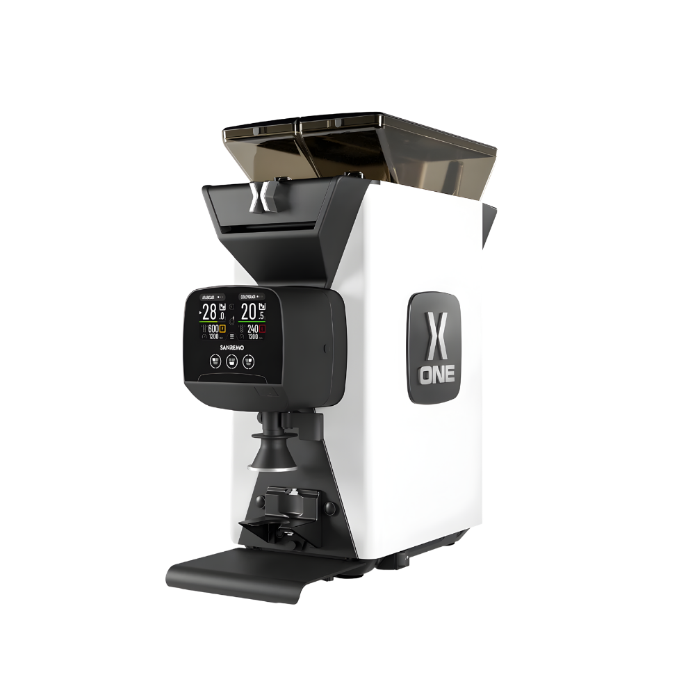 sanremo-x_one-endustriyel-tartimli-cif-6c6e-4.png Sanremo X_ONE – Endüstriyel Tartımlı, Çift Hazneli Kahve Değirmeni - Görsel 1